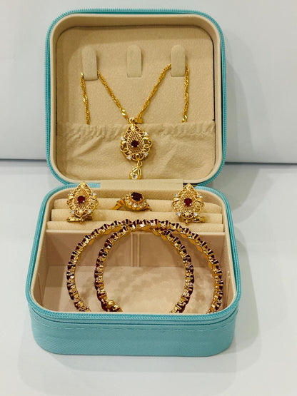 Hot Red jewellery set