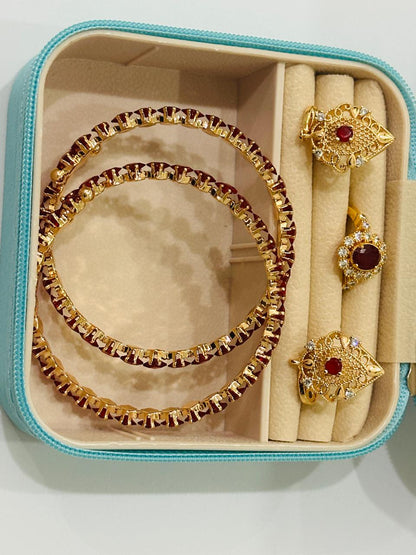 Hot Red jewellery set