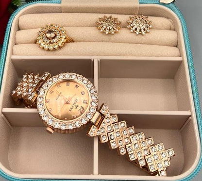 unique golden jewellery set